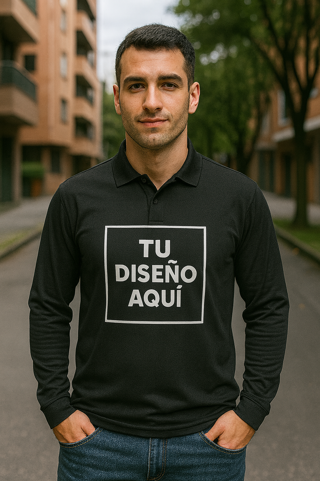 Polo Manga Larga – Uniforme Personalizado