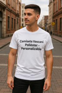 Camiseta Vascani Poliéster – Personalizable
