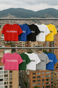 Crop Top Piel de Durazno – Personalizable
