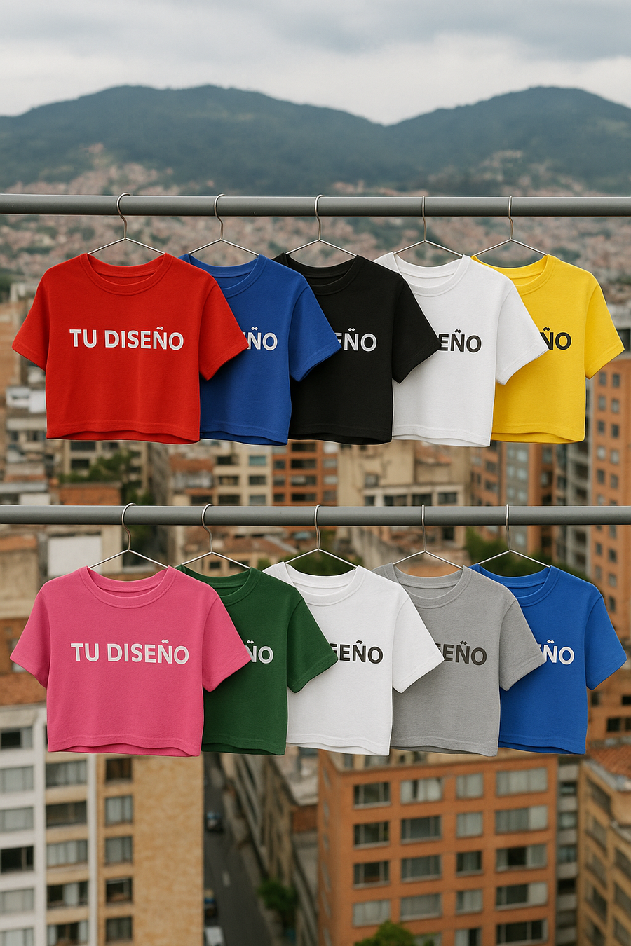 Crop Top Piel de Durazno – Personalizable