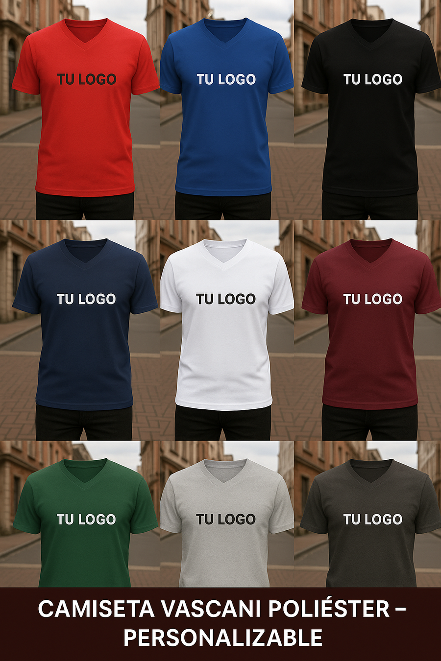 Camiseta Vascani Poliéster – Personalizable
