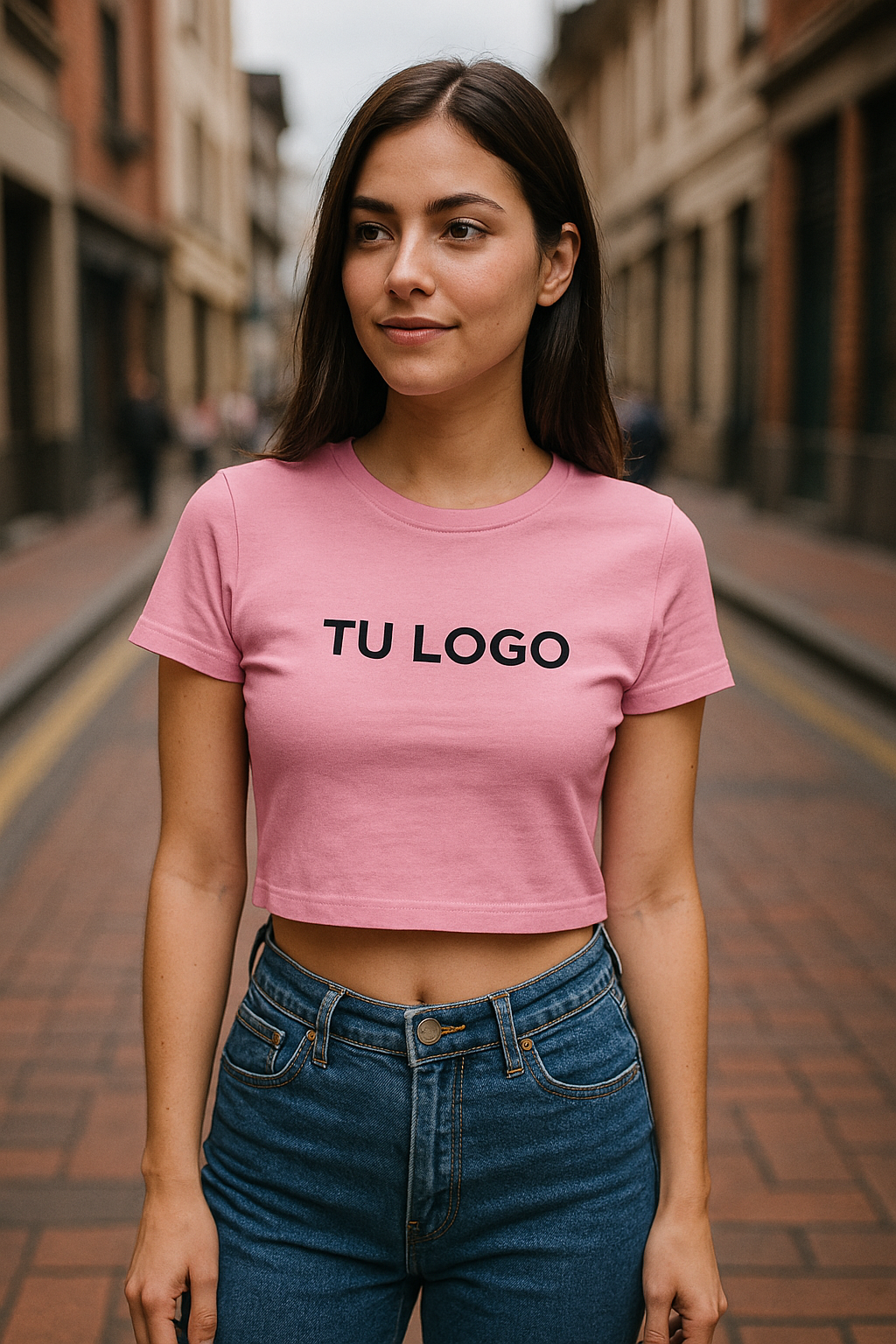 Crop Top Piel de Durazno – Personalizable