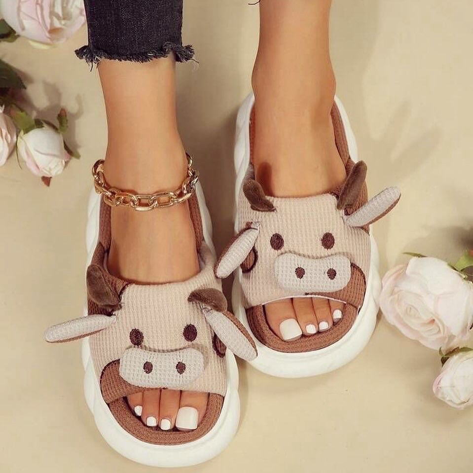 Pantuflas Vaca