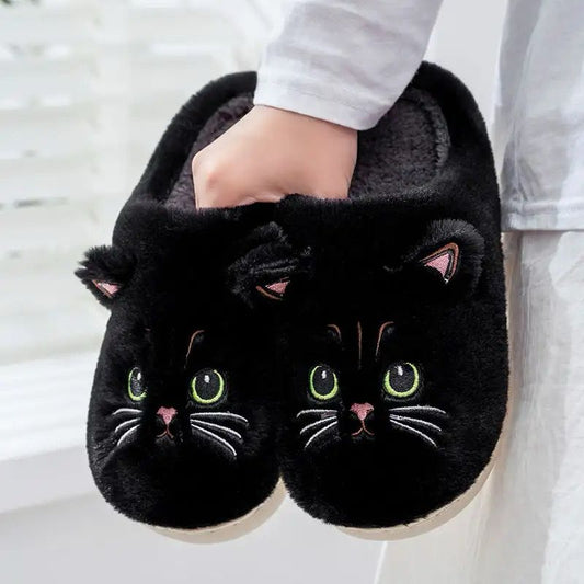 Pantuflas Gato Negro