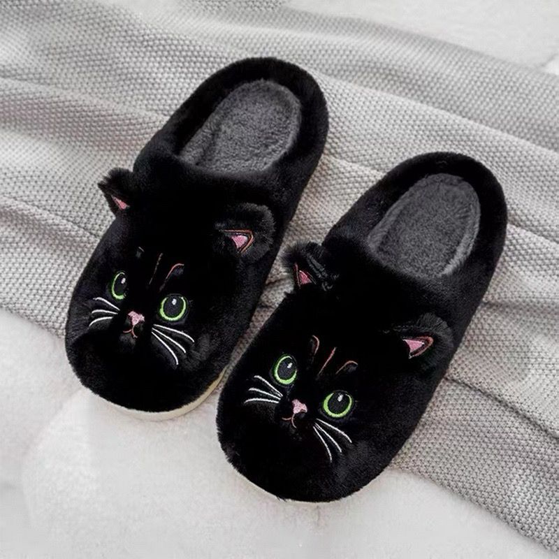 Pantuflas Gato Negro