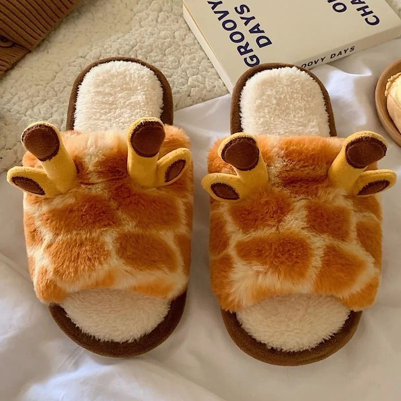 Pantuflas jirafa