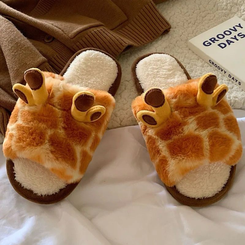 Pantuflas jirafa