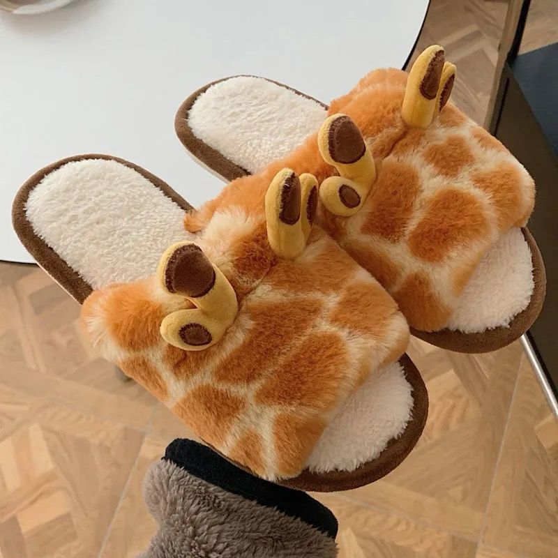 Pantuflas jirafa