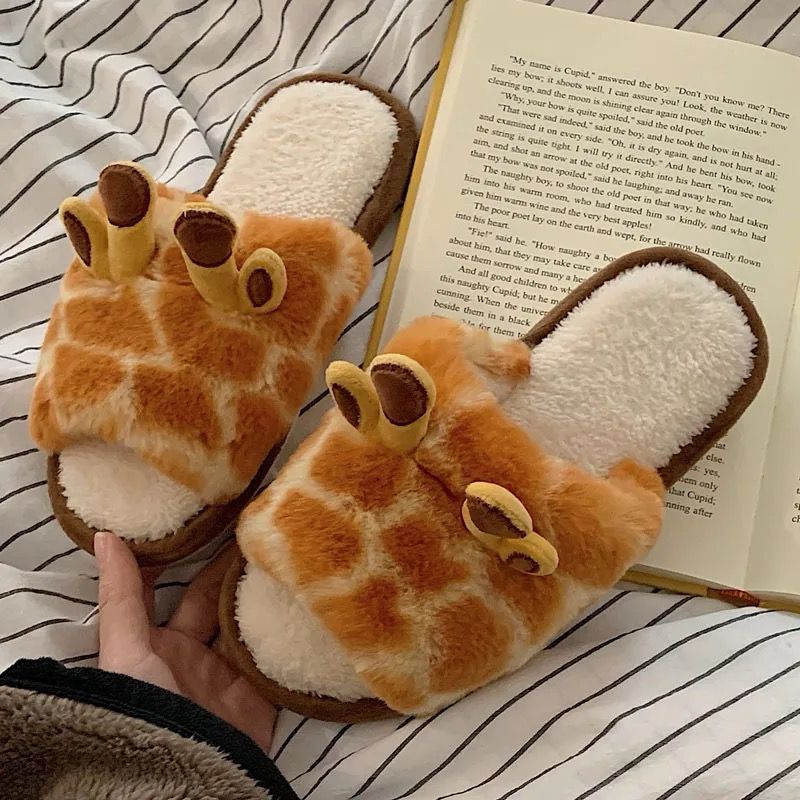 Pantuflas jirafa